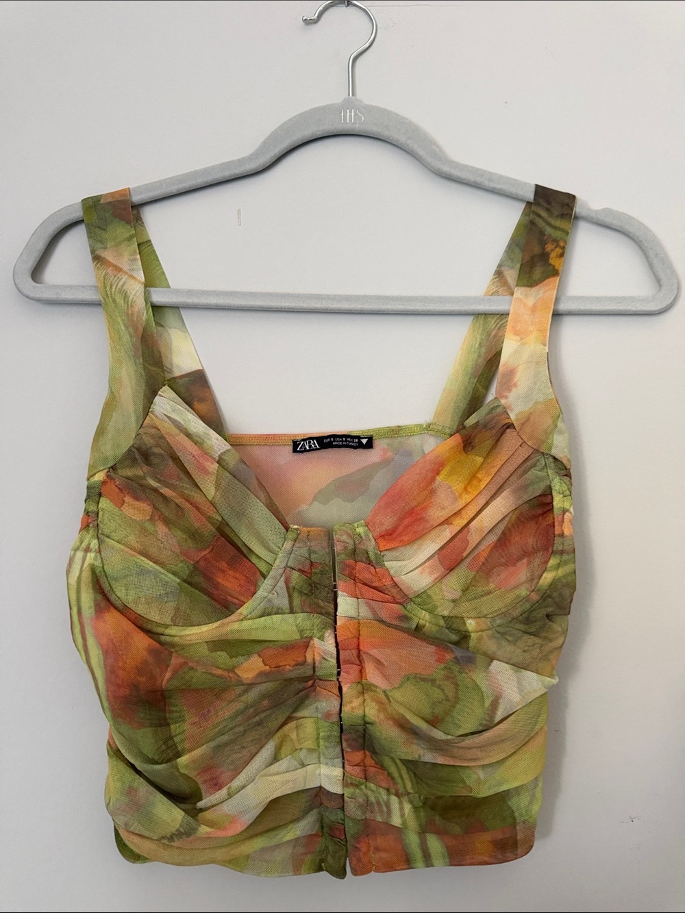 Zara mesh corset multicolor